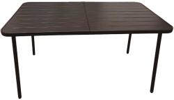 Garden Line Kerti asztal téglalap alakú 140x80x72cm barna 80463 (NEO6621)