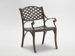 Garden Line Alumínium kerti szék MONDRICH antik bronz 65x64x92cm 80541 (ATO4058)
