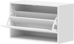 HomCom Pantofar Slim cu Dublă Rabatare, Montare pe Perete, Alb | Aosom Romania (837-853V90WT) Pantofar