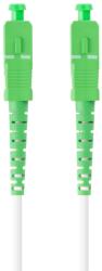 Lanberg Patch cord fibra SM SC/APC-SC/APC simplex 5 m LSZH G657A2 3, 0 mm alb