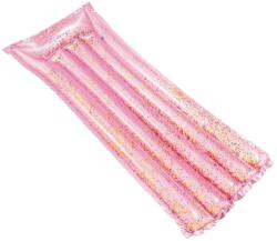 Intex Saltea gonflabila Intex 171x53x15 cm, 100 kg, roz cu glitter (39150738)