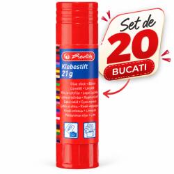 Herlitz Set 20 x Lipici solid stick Herlitz fara solvent, 21g (400210870)