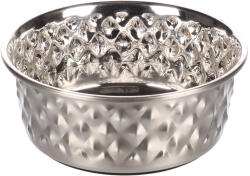 Flamingo Diami Inox gumis fémtál 500 ml - dogshop