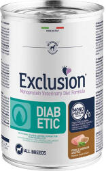 Exclusion DIABETIC PORK & SORGHUM ALL BREEDS 400 g - dogshop