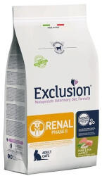 Exclusion CAT RENAL II PORK AND PEA AND RICE VERY LOW PROTEIN 300 g - dogshop