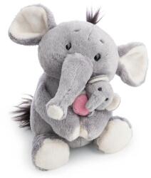 NICI pluș Elefant 20 cm cu pui 6 cm - Little & Me (OLP102062842)
