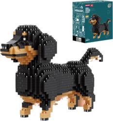Balody Balody, Caine dachshund mic, cuburi de constructie, 836 de piese