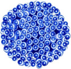 Brius Instalatie lumini de exterior pentru gradina, 10 metri, 100 LED-uri, cu baterii, albastru (CL-4033)