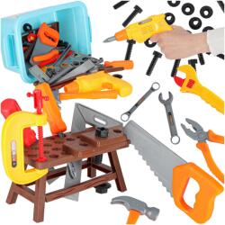  IKONKA Set de unelte pentru copii - 48 de piese (IK-KX4952) Set bricolaj copii