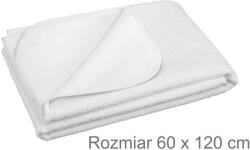 AKUKU Vízálló frottír ágyvédő 60×120 cm - Fehér