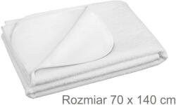 AKUKU Vízálló frottír ágyvédő 70×140 cm - Fehér