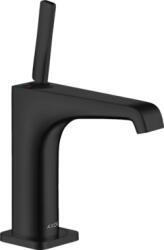 Hansgrohe Axor Citterio E egykaros mosdócsaptelep 130 pin fogantyúval és lefolyóval, matt fekete (HG-36101670)
