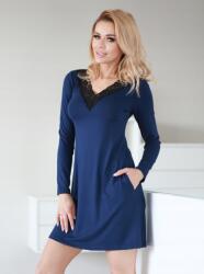 Kalimo Sötétkék Alsóruha Paris viszkóz alvás kreáció XL kényelmes, stílusos fehérnemű (halka paris - navy blue - XL)