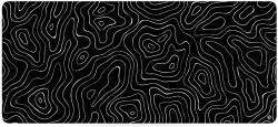 AQIRYS Mouse pad QwertyKey Topographic Black (DMTOPOGRAFICNEGRU) Mouse pad