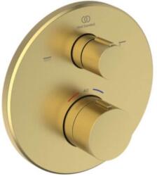 Ideal Standard Ceratherm T100 kád és zuhany csaptelep süllyesztett z termosztáttal arany A8584A2 (A8584A2)