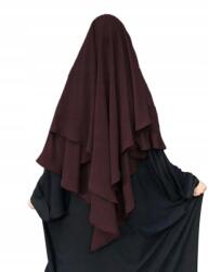 Shein bordó hidzsáb sál S07 180X58CM