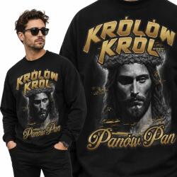  Férfi keresztény pulóver Királyok Király méret XL