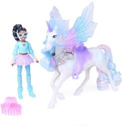Spin Master Unicorn Academy Aripi magice Glacier & Layla 11 cm Figurina
