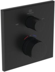 Ideal Standard Ceratherm C100 kád és zuhany csaptelep süllyesztett z termosztáttal fekete A8588XG (A8588XG)
