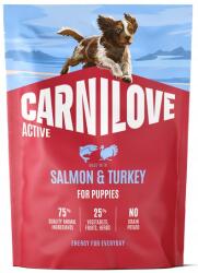 CARNILOVE Active Száraz Kutyaeledel Lazaccal és Pulykával Kölyökku 1, 5 kg