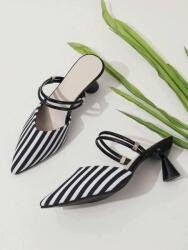 Shein Csíkos Flip-flop Papucs S06__39