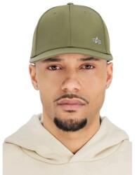 Alpha Industries Metal Label sapka sötét olajzöld unisex, zöld