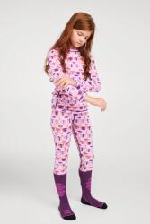 Reima termoaktív fehérnemű szett gyerek merino gyapjúval Taitoa - rózsaszín 130 - answear - 31 990 Ft