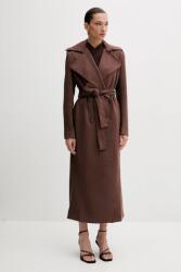 Bardot trench női műbőr - barna S - answear - 79 990 Ft