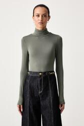 Scotch & Soda hosszúujjú női lyocellből - zöld XL