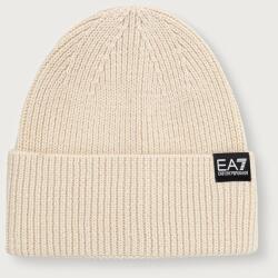 EA7 Emporio Armani beanie női gyapjúval - bézs M