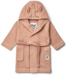 Liewood kapucnis köpeny gyerek Minik Rabbit Fleece Bathrobe - rózsaszín 134-140