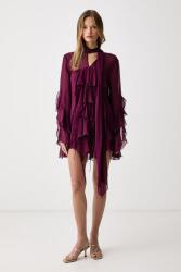 Bardot ruha ALAIA - burgundia L