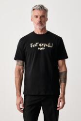 Just Cavalli férfi pamut póló - fekete L - answear - 47 990 Ft