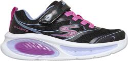Skechers LIL COSMIC GLOW 2.0 Negru, Roz, Mov 29 (303737LCBKMT)