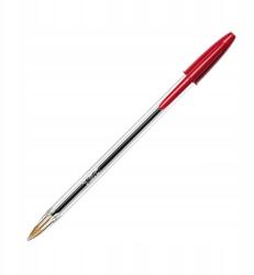 BIC Cristal golyóstoll kupakkal, piros (BIC CRISTAL)