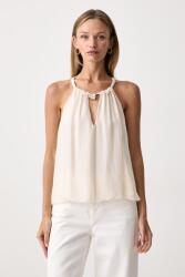 Haveone top női selyem - bézs M