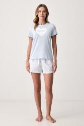 DKNY kétrészes pizsama női pamuttal - kék M - answear - 32 990 Ft