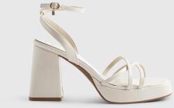 River Island Klasszikus Fehér Magas Sarkú Szandál B25 40