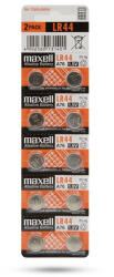 VEZ Maxell Elem - A76 gombelem, LR44, 1, 5V, 10db-os