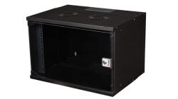 EQUIP Fali Rackszekrény - EWM-07-5440-B (19", 7U, 540x400mm, lapra szerelt, fekete) (EWM-07-5440-B) - ipkameradiszkont
