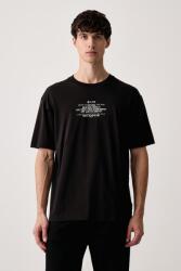 G-Star t-shirt férfi pamut Multi text relaxed r t - fekete M