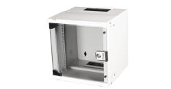 EQUIP Fali Rackszekrény - EWM-06-3030-G (10", 6U, 300x300mm, lapra szerelt, szürke) (EWM-06-3030-G) - ipkameradiszkont