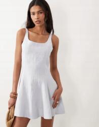  Asos Design kék lenvászon mini ruha B25 L