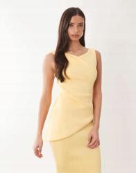  Asos Design sárga maxi ruha v-neck B23 Xxs