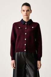 Morgan női kardigán viszkózzal - burgundia XL - answear - 29 990 Ft