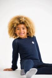 Viking Kids termoaktív hosszú ujjú gyerek merino gyapjúval Soft Baselayer Merino Top - sötétkék 128