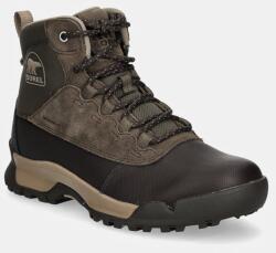 Sorel bőr cipő BUXTON LITE LACE PLUS WP - barna Férfi 40