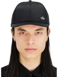 Alpha Industries Metal Label sapka fekete metálezüst