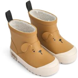 Liewood gyerek gumicsizma Jesse Bear Thermo Rainboot - barna 22