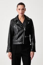 DKNY női műbőr motoros dzseki - fekete XS